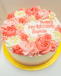 C Flower Cake