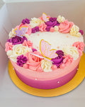 butterfly Flower Cake